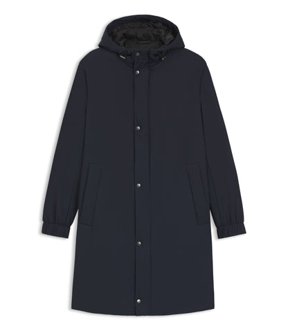 Boss Padded Coat With Water Repellent Finish Dark Blue