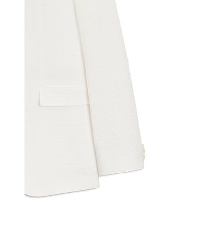 Hugo Three Piece Extra Slim Fit Suit In Stretch Cotton Seersucker White