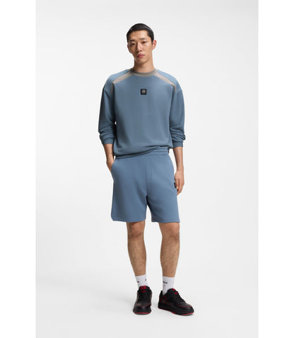 Hugo X Rb Cotton Terry Sweatshirt With Bull Motif Dark Grey