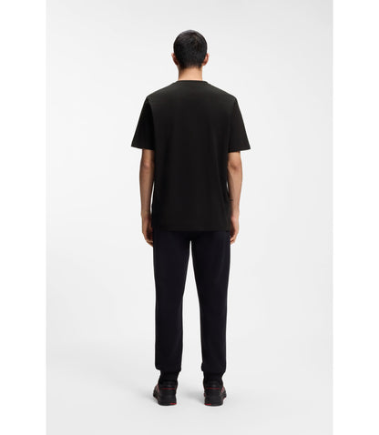 Hugo X Rb Cotton T Shirt With Bull Motif Black