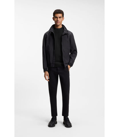 Boss Porsche X Boss Relaxed Fit T Shirt With Logo Collar Black