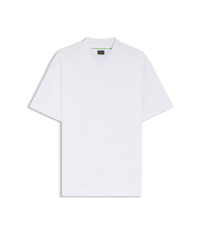 Boss Porsche X Boss Relaxed Fit T Shirt With Logo Collar White