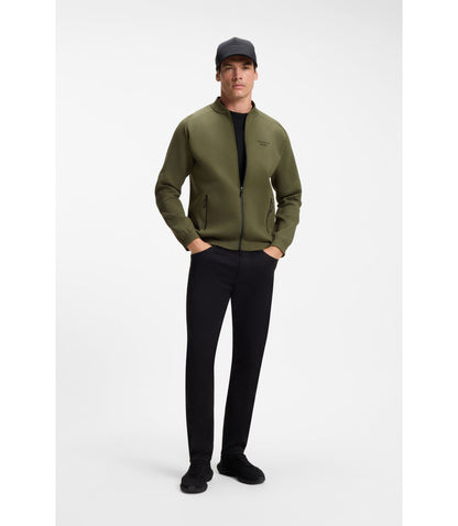 Boss Porsche X Boss Zipper Up Sweatshirt With Embossed Artwork Light Green