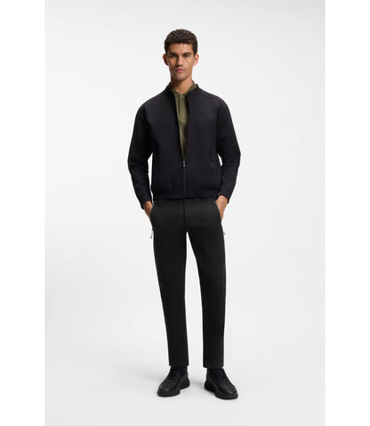 Boss Porsche X Boss Track Pants With Tonal Reflective Branding Black