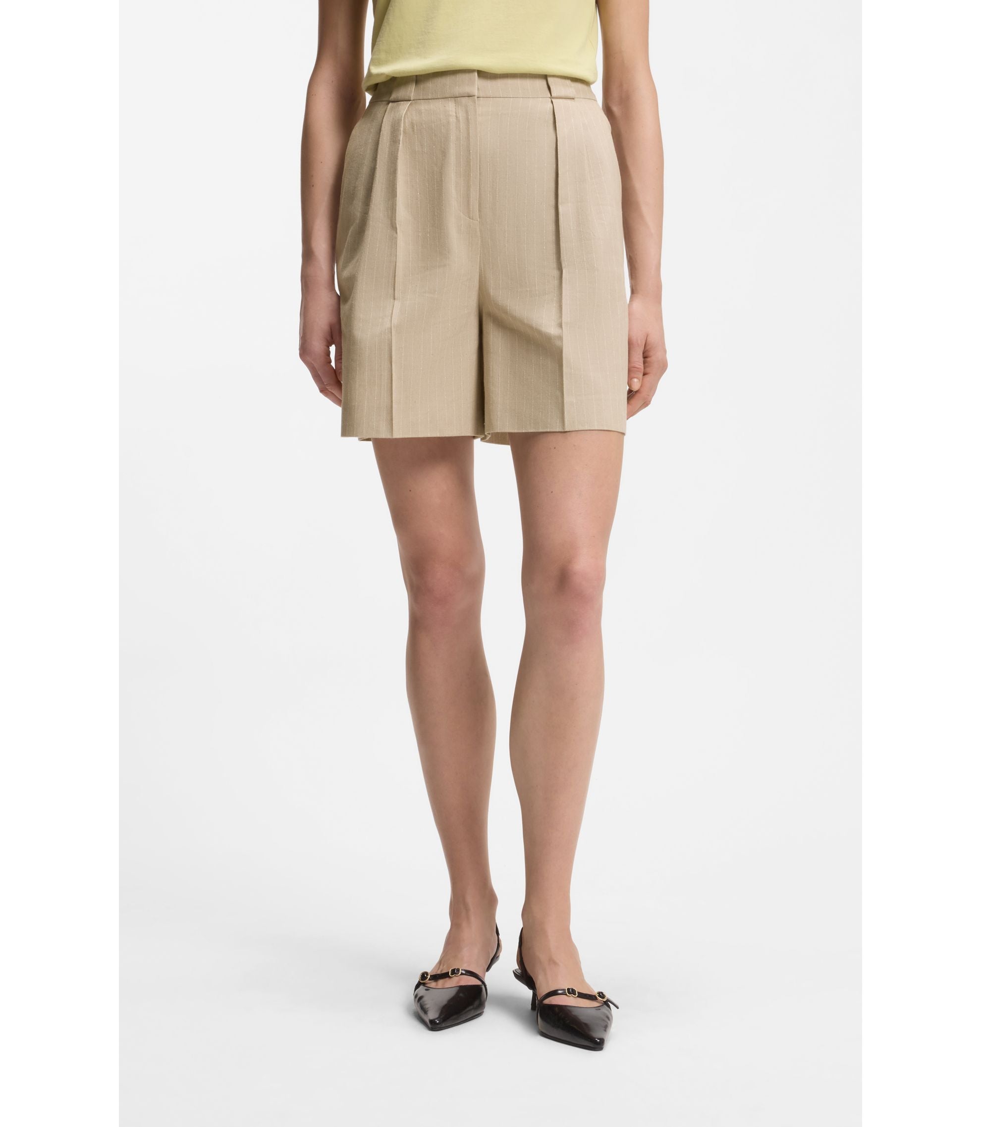 Hugo Relaxed Fit Shorts Patterned Women's