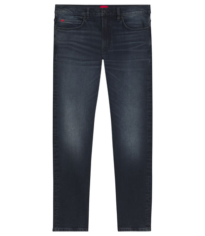 Hugo Slim Fit Jeans In Dark Blue Stretch Denim Dark Blue