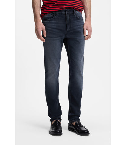 Hugo Slim Fit Jeans In Dark Blue Stretch Denim Dark Blue