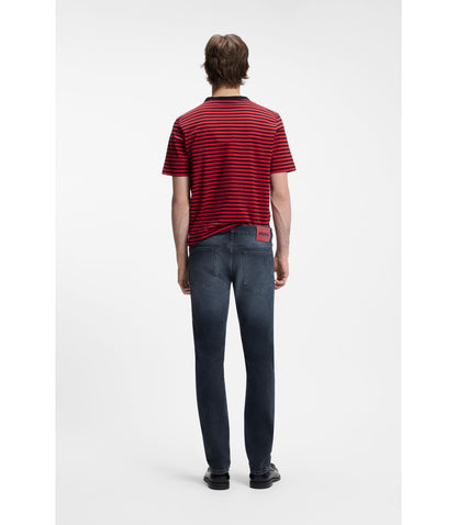 Hugo Slim Fit Jeans In Dark Blue Stretch Denim Dark Blue