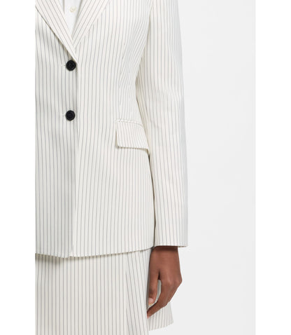 Hugo Regular Fit Blazer With Pinstripe Patterned Women's