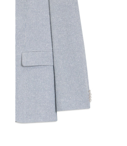 Boss Two Piece Regular Fit Suit In Stretch Boucl Light Blue