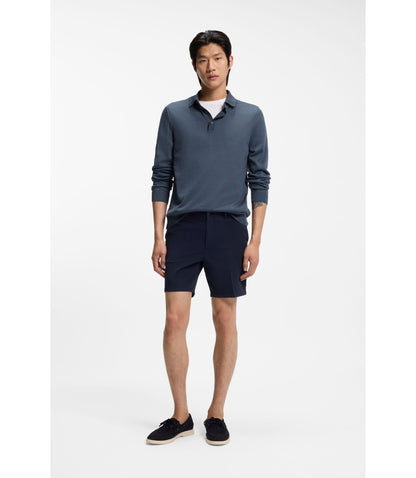 Boss Lace Detail Boat Shoes In Suede Dark Blue Dark Blue