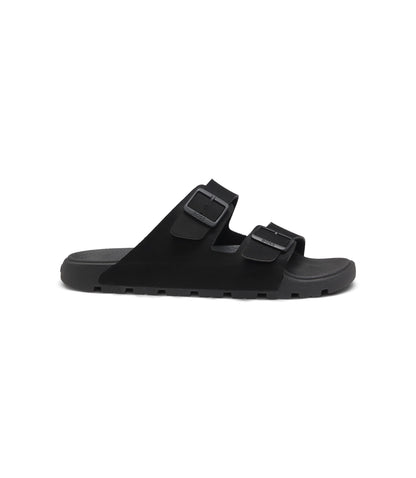 Boss Two Strap Slides With Branded Buckles Black Black
