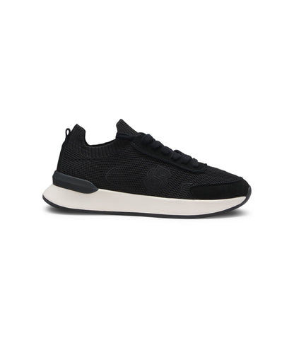 Boss Sock Trainers With Double B Monogram Black Womens Black