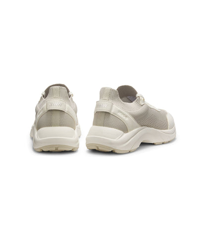 Hugo Knitted Upper Trainers With Embossed Logo Light Beige Light Beige