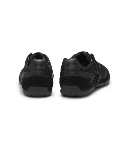 Hugo Mixed Material Trainers With Open Mesh Black Black