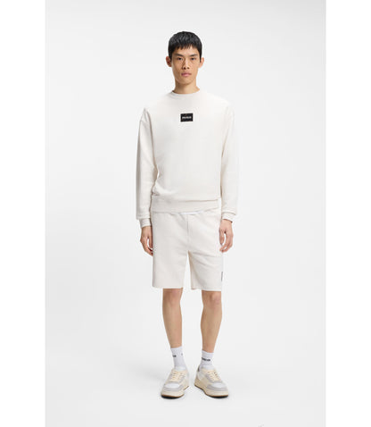 Hugo Lace Up Trainers With Monogram Detailing White White