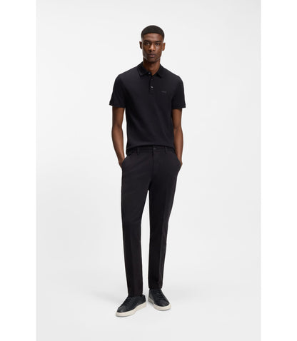 Boss Low Top Trainers With Woven And Grained Effects Black Black