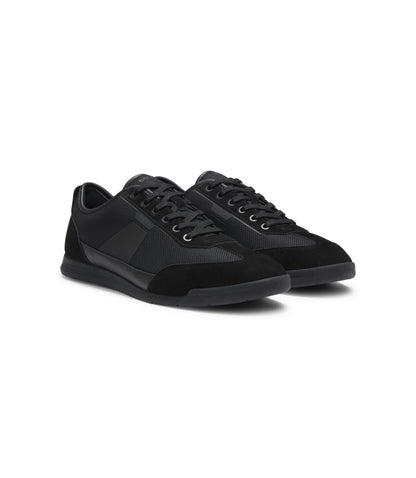 Boss Trainers With Mesh Detailing Black Black