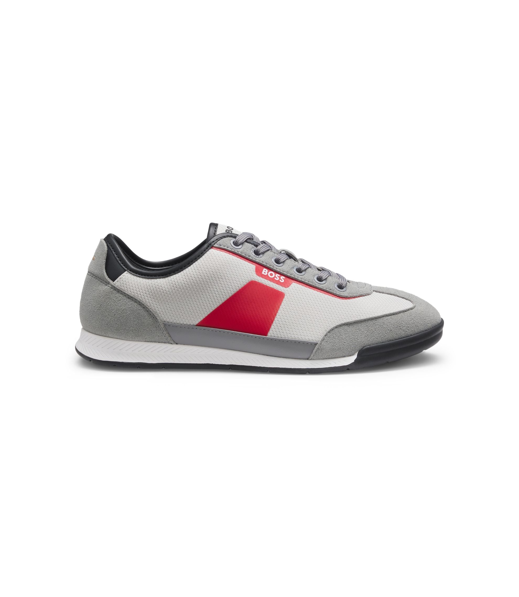 Boss Trainers With Mesh Detailing Grey Grey