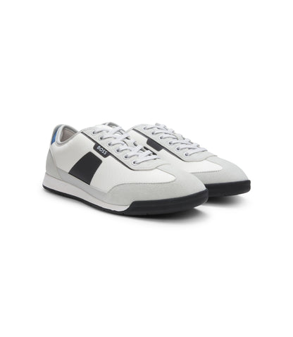 Boss Trainers With Mesh Detailing Light Grey Light Grey