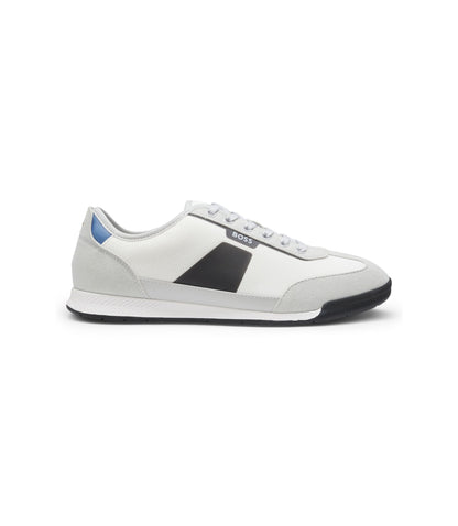 Boss Trainers With Mesh Detailing Light Grey Light Grey