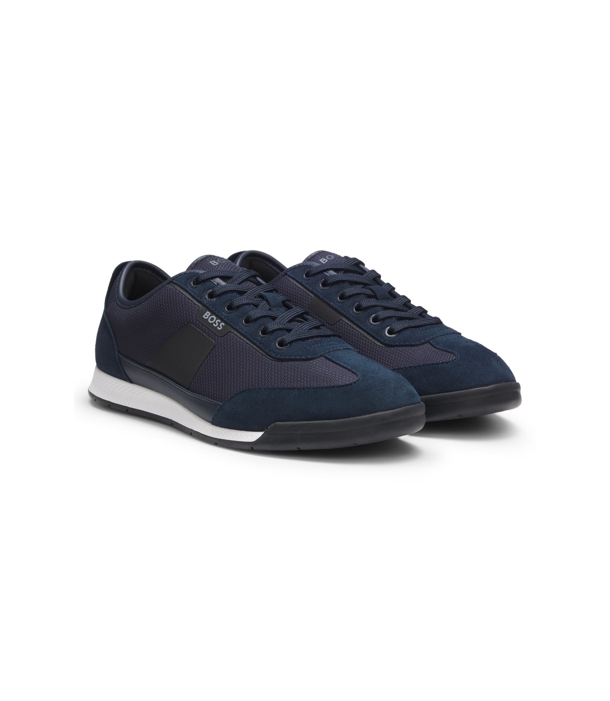 Boss Trainers With Mesh Detailing Dark Blue Dark Blue