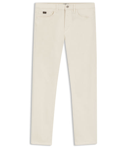 Boss Slim Fit Jeans In Comfort Stretch Denim White