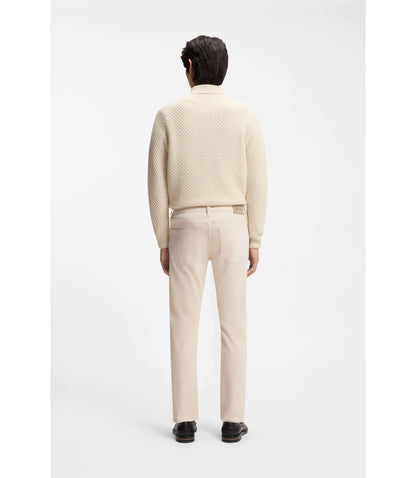 Boss Slim Fit Jeans In Comfort Stretch Denim White