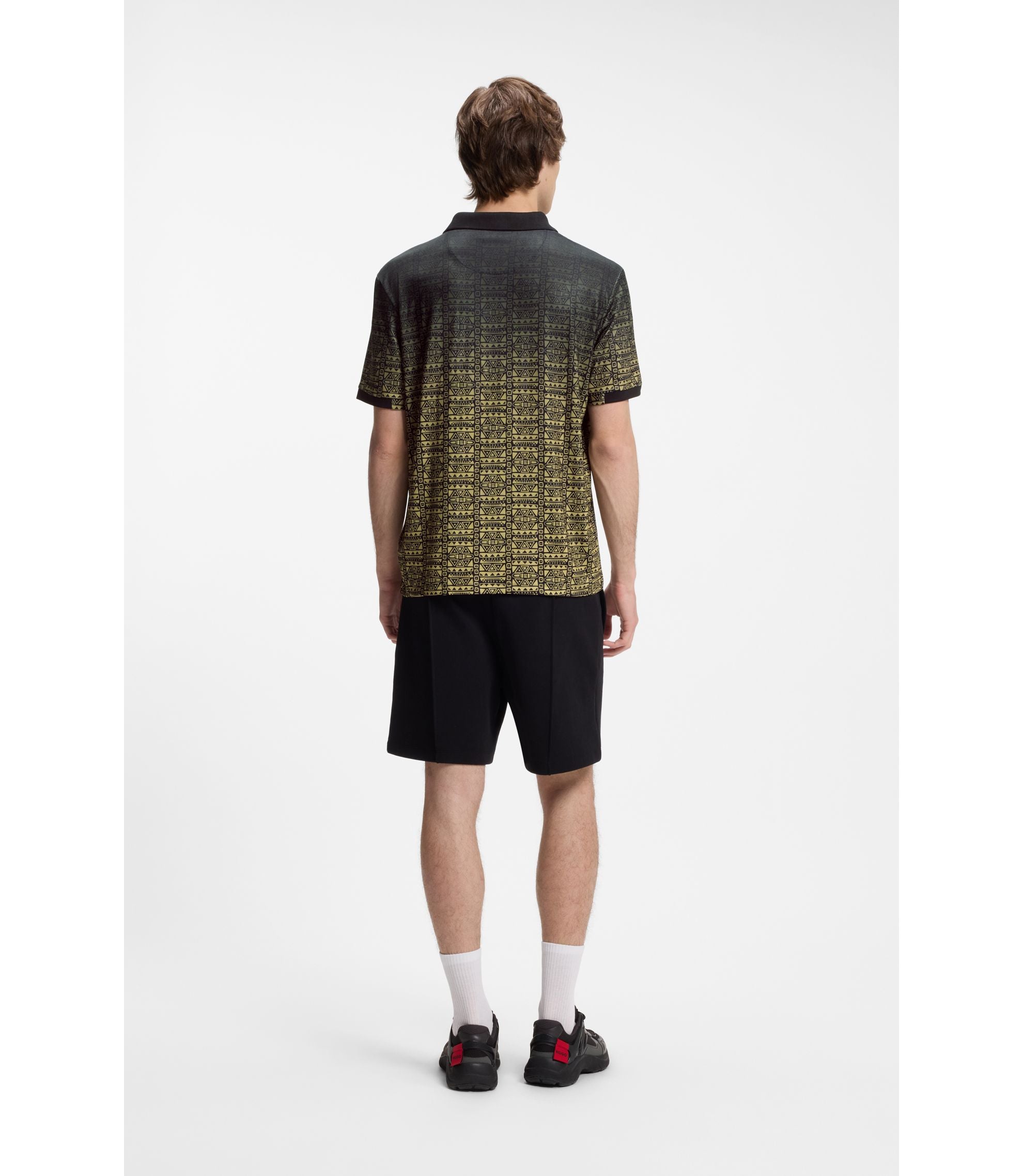 Hugo Relaxed Fit Soccer T Shirt With Nation Detailing Mexico Grey