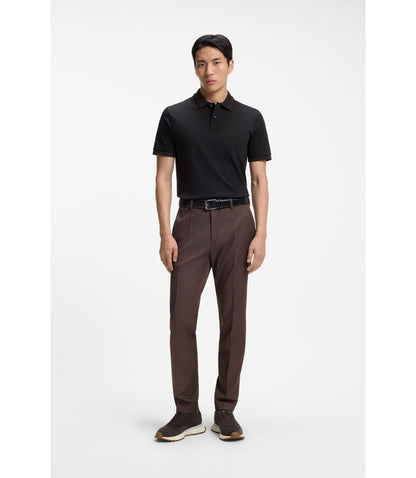 Boss Suede Sneakers With Perforations Dark Brown Dark Brown
