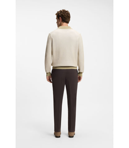 Boss Selected By Shohei Ohtani Cotton Blend Sweater Light Beige