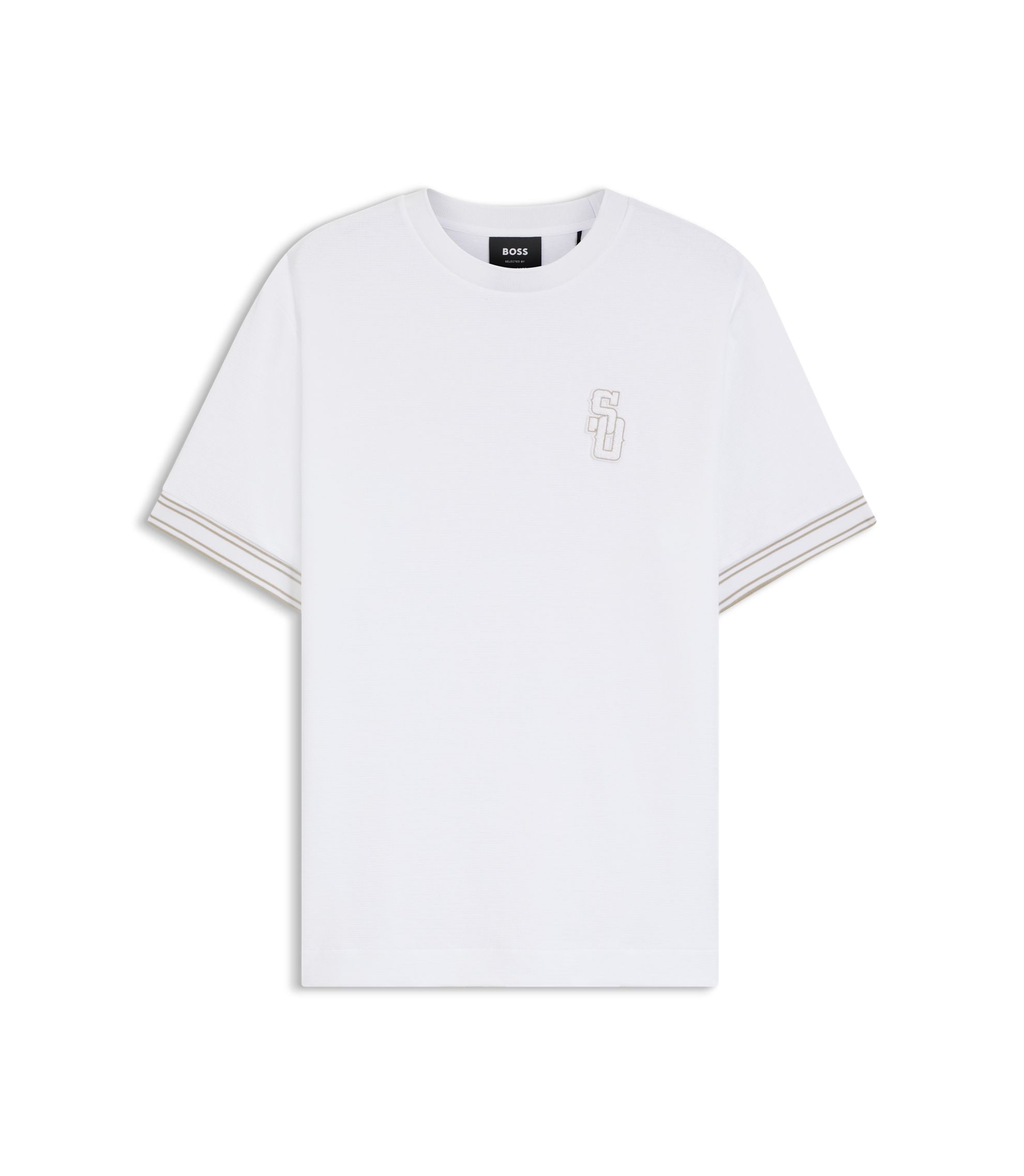 Boss Selected By Shohei Ohtani T Shirt In Cotton White