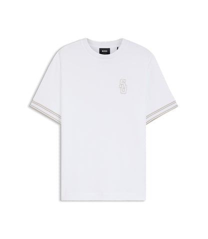 Boss Selected By Shohei Ohtani T Shirt In Cotton White