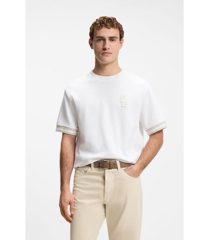 Boss Selected By Shohei Ohtani T Shirt In Cotton White