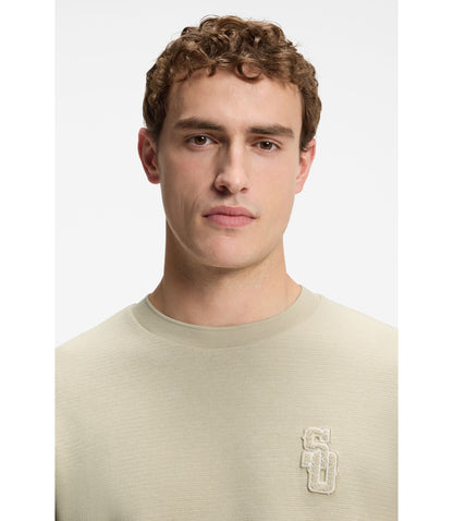 Boss Selected By Shohei Ohtani T Shirt In Cotton Light Beige