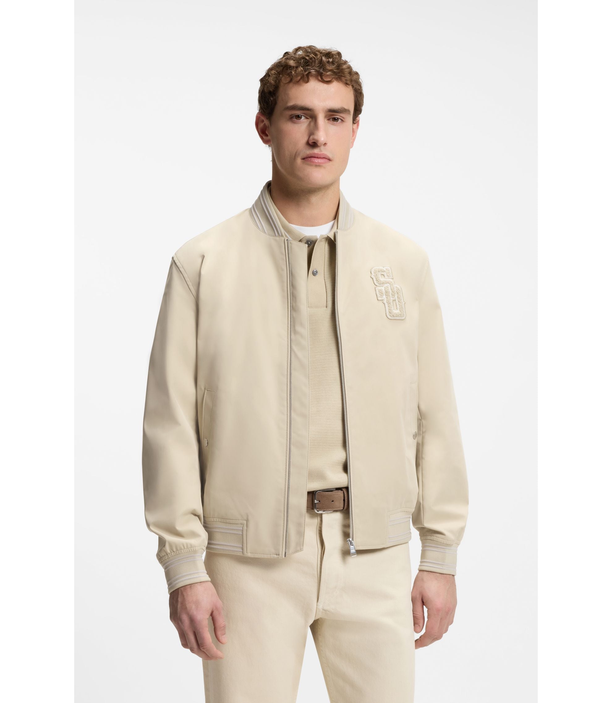 Boss Selected By Shohei Ohtani Water Repellent Jacket Light Beige