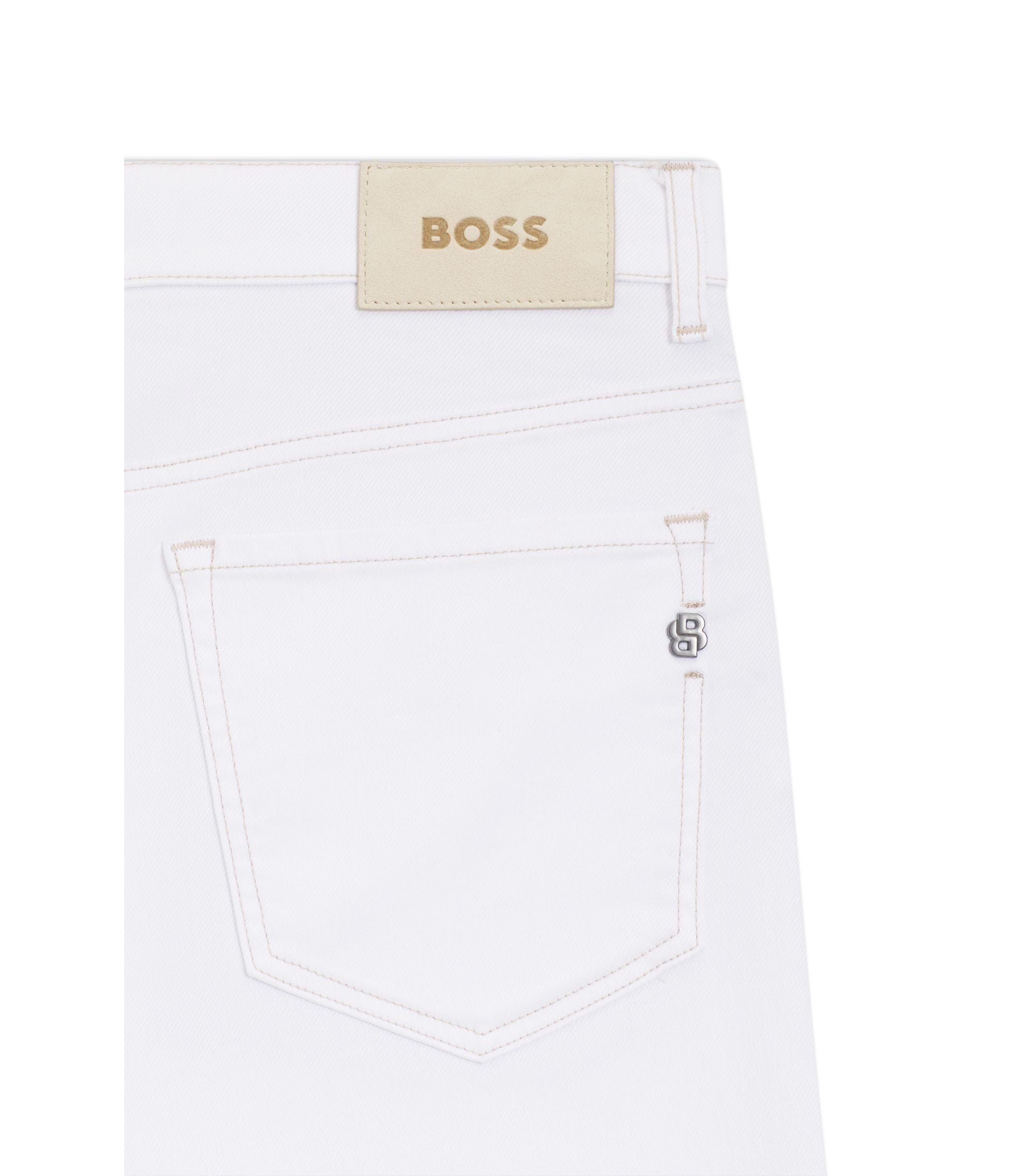 Boss Selected By Shohei Ohtani Jeans In White Denim White
