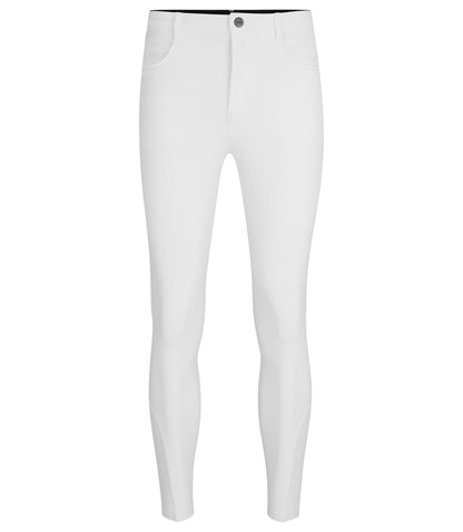 Boss Equestrian Knee Grip Breeches In Power Stretch Material White