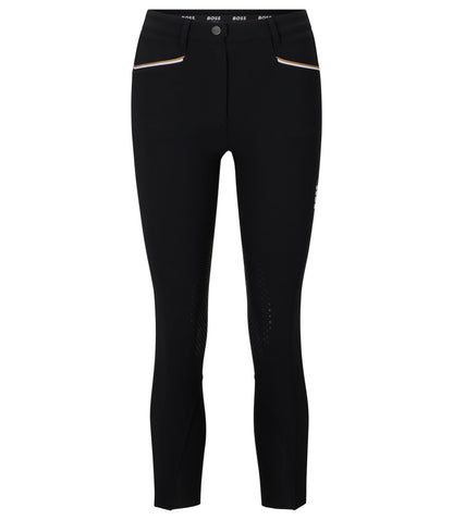 Boss Equestrian Knee Grip Breeches In Power Stretch Material Black Women's
