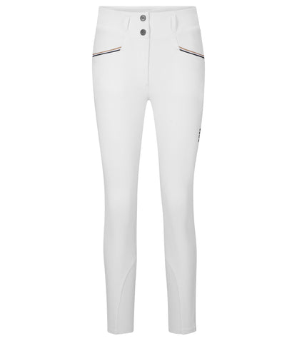 Boss Equestrian Full Grip Breeches In Power Stretch Material White Women's
