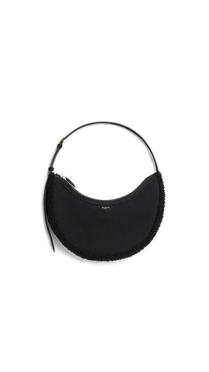 Alaïa One Piece Demi Lune Bag In Merino Shearling
