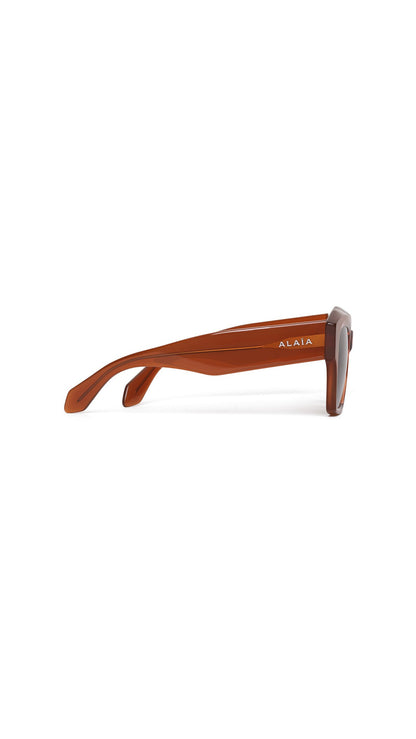 Alaïa Melted Square Sunglasses