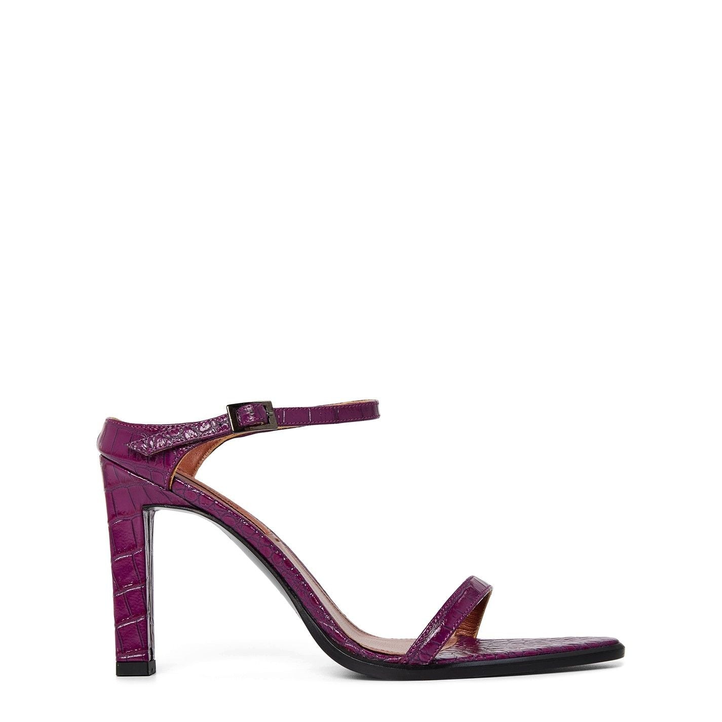  Heeled Sandals Dark Purple
