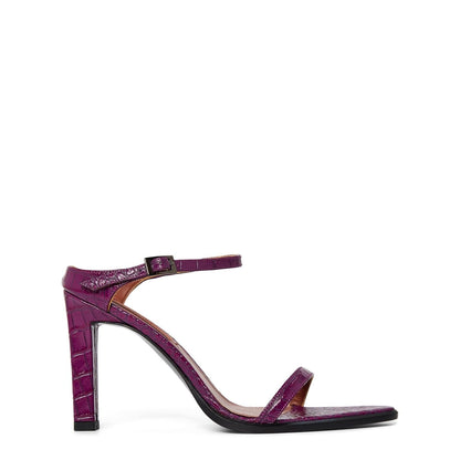  Heeled Sandals Dark Purple