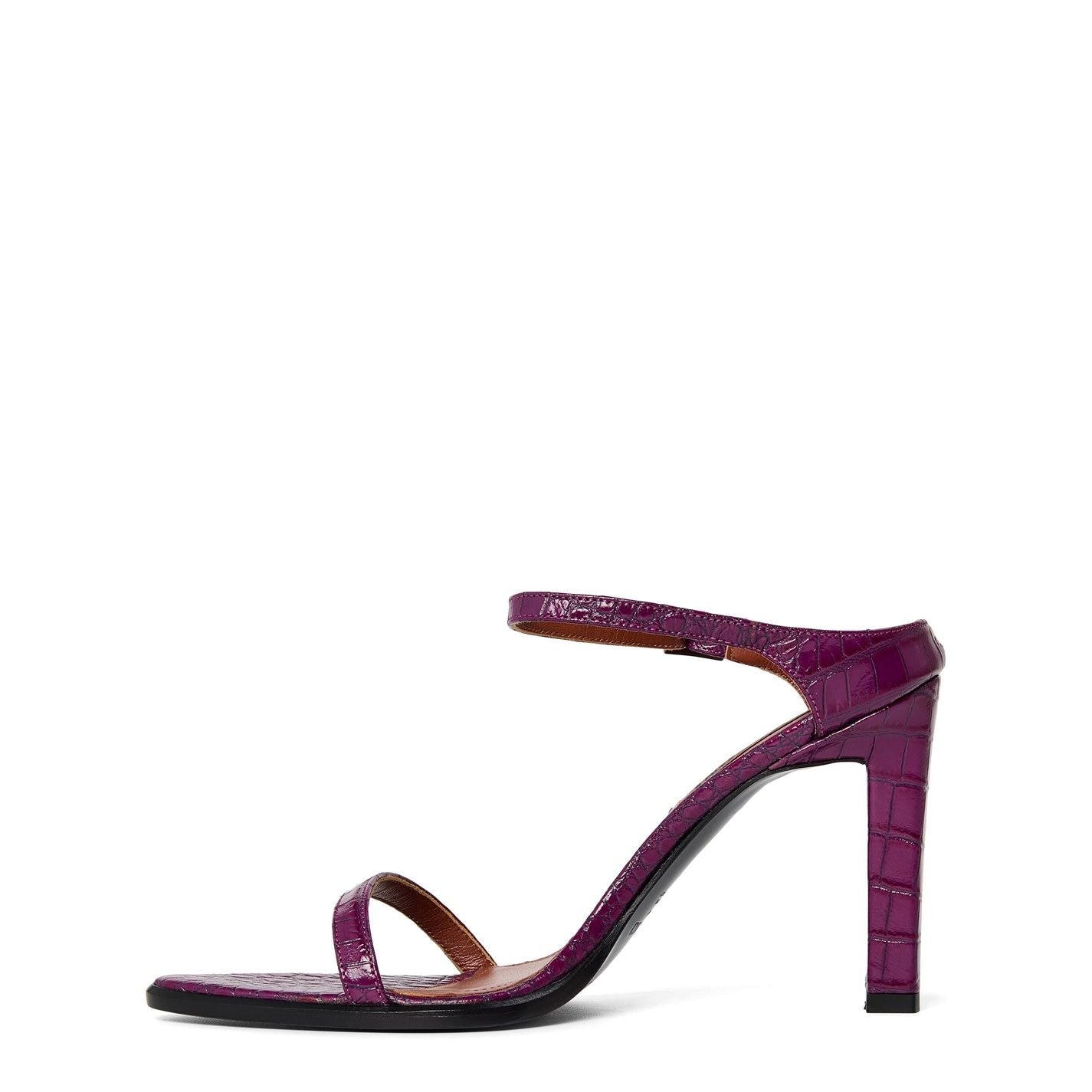  Heeled Sandals Dark Purple