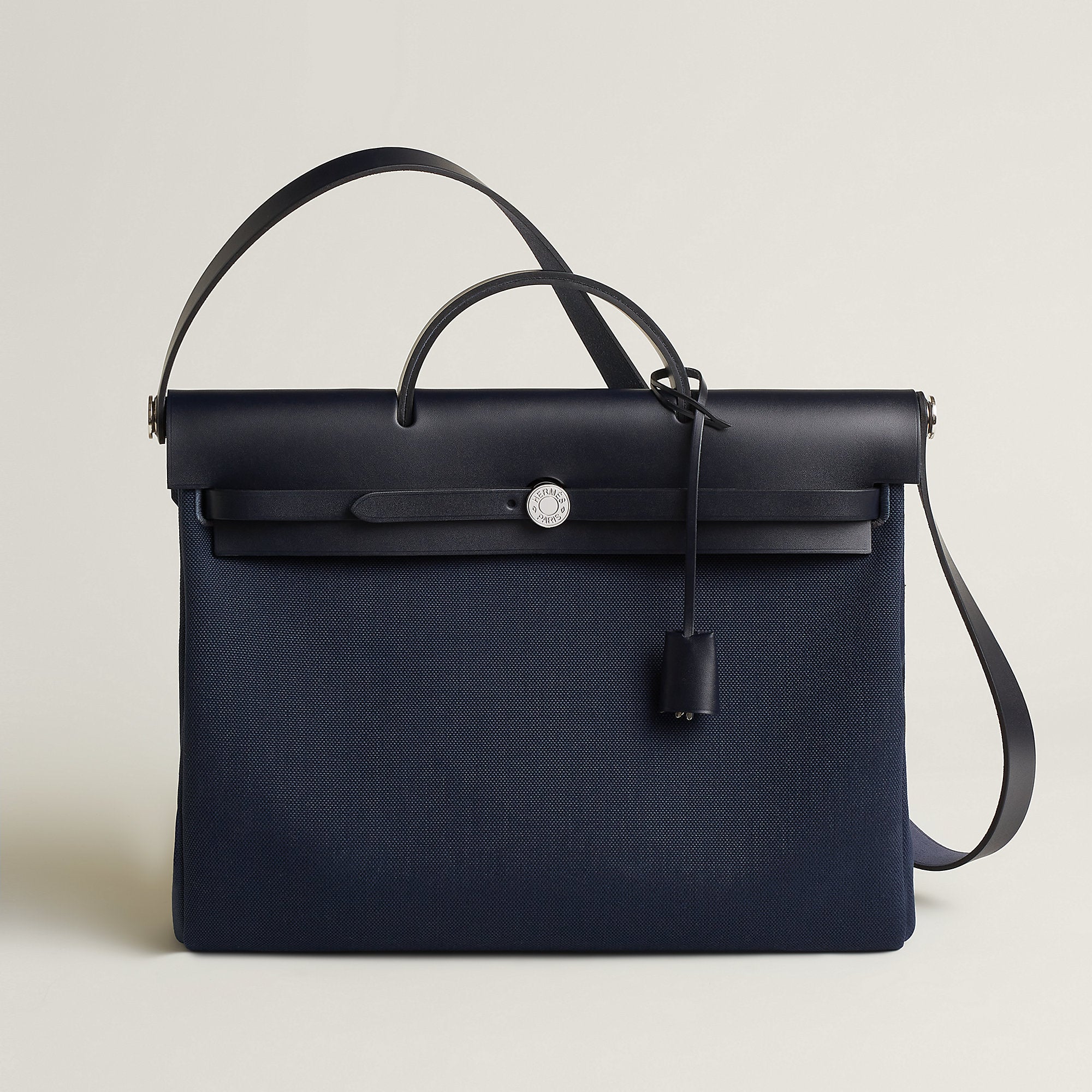  Hermes Herbag Messenger 39 Bag Bleu Marine