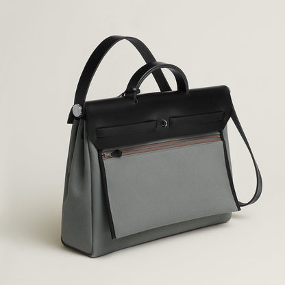  Hermes Herbag Messenger 39 Bag Gris Fume