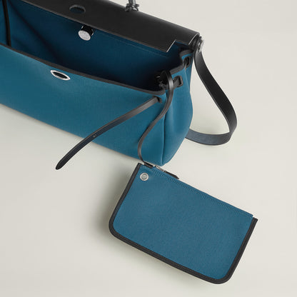  Hermes Herbag Messenger 39 Bag Bleu Thalassa
