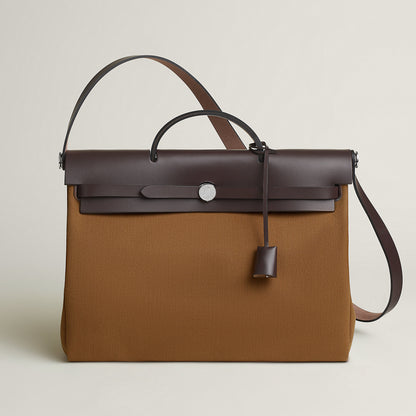  Hermes Herbag Messenger 39 Bag Alezan