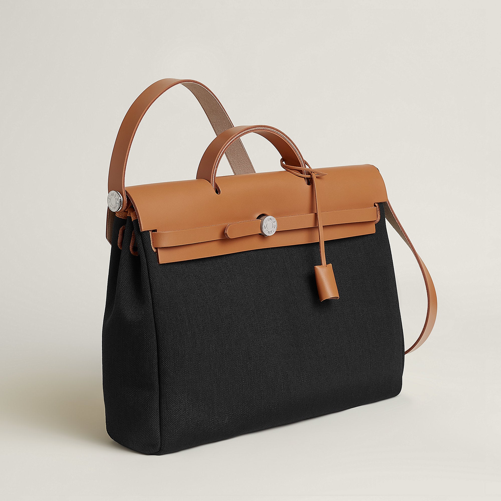  Hermes Herbag Messenger 39 Bag Noir